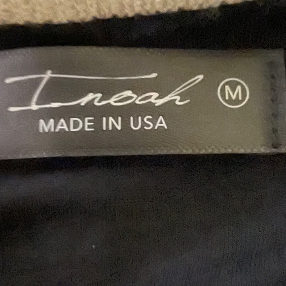 Vintage Inoah Sleevelss Graphic Dress Midi Length Dress Size Medium - Picture 7 of 7